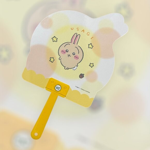 Usagi | Double-side | Hand Held Die-cut Fan | Portable Fan | Japan 100% NEW - Picture 2 of 2